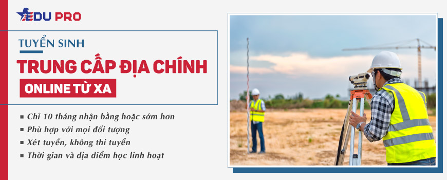 Trung cấp địa chính online từ xa