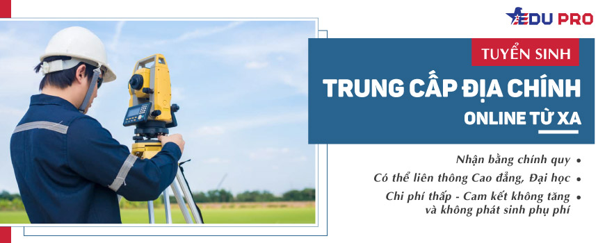 Trung cấp địa chính online từ xa