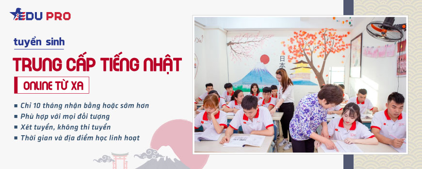 Trung cấp tiếng nhật online từ xa