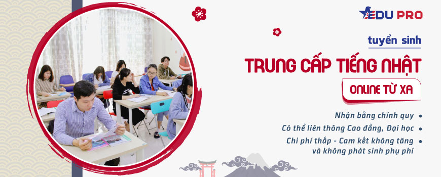 Trung cấp tiếng nhật online từ xa