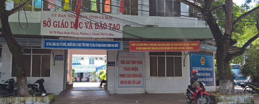 Sở Giáo Dục Và Đào Tạo Cà Mau